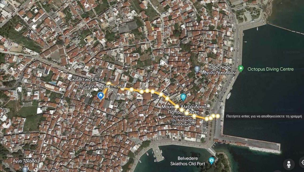Le Sirene Apartments Szkiáthosz Kültér fotó